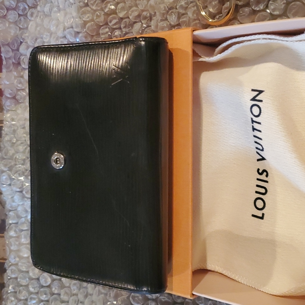 Louis vuitton trio momgram epi homme / wallet key chain cover some flaws box - Picture 4 of 16